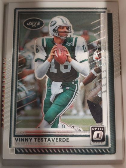 2025 Panini Donruss Optic #159 Vinny Testaverde — front