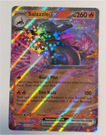 2026 Pokémon Perfect Order #016 Salazzle ex — front