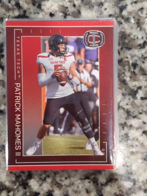 2025 Panini Icon Collection #22 Patrick Mahomes II Texas Tech Red Raiders — front