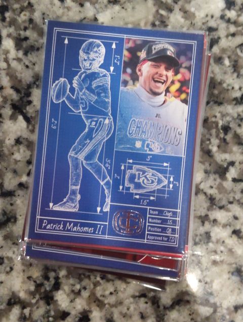 2025 Panini Icon Collection #TA-7 Patrick Mahomes II Touchdown Architect — front