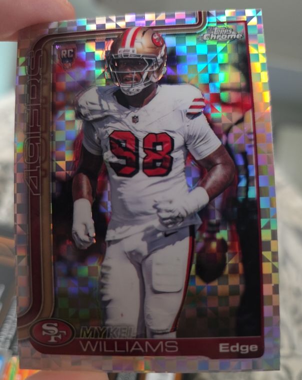 2025 Topps Chrome #352 Mykel Williams — front