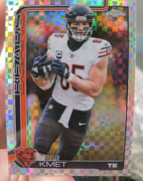 2025 Topps Chrome #51 Cole Kmet — front