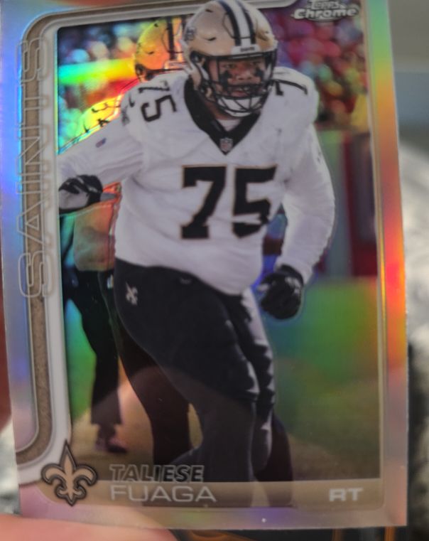2025 Topps Chrome #219 Taliese Fuaga — front