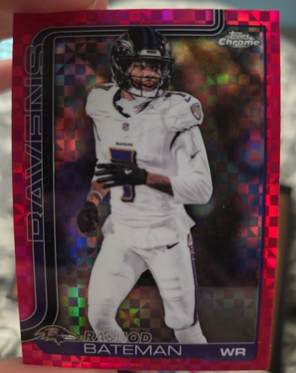 2025 Topps Chrome #21 Rashod Bateman — front
