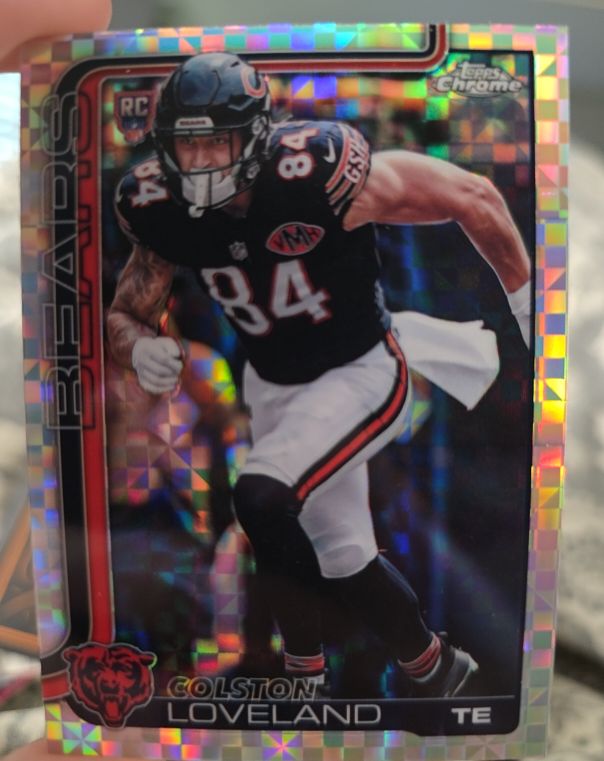 2025 Topps Chrome #345 Colston Loveland — front