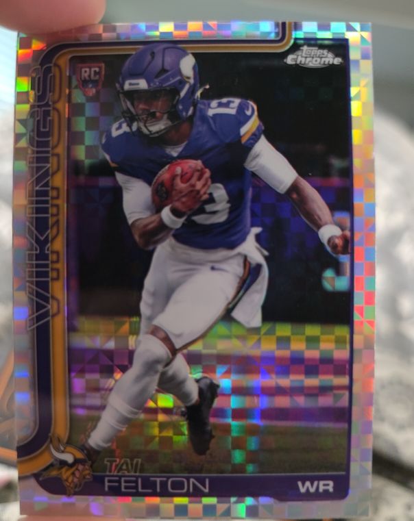 2025 Topps Chrome #395 Tai Felton — front