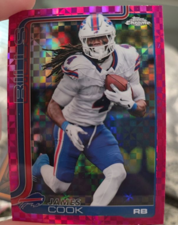 2025 Topps Chrome #35 James Cook — front