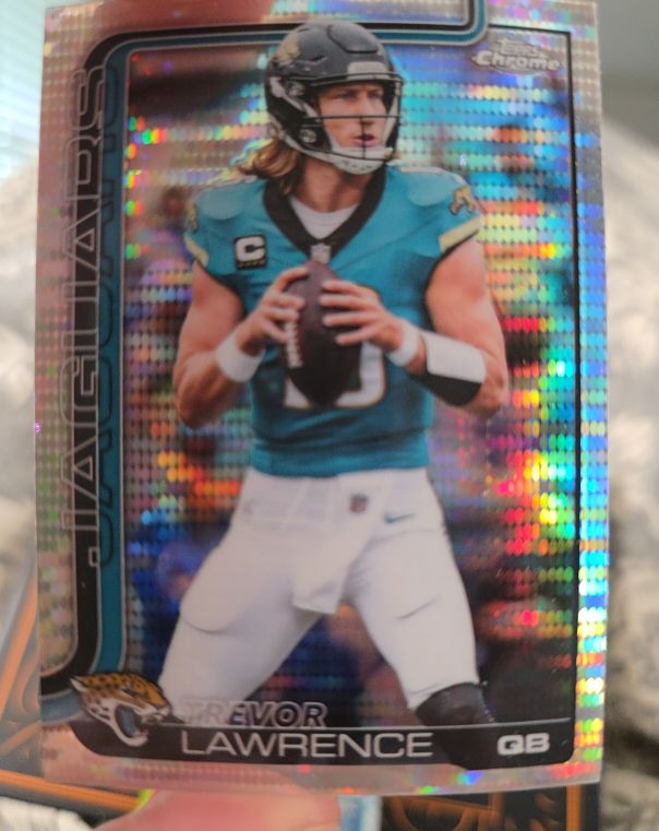 2025 Topps Chrome #138 Trevor Lawrence — front