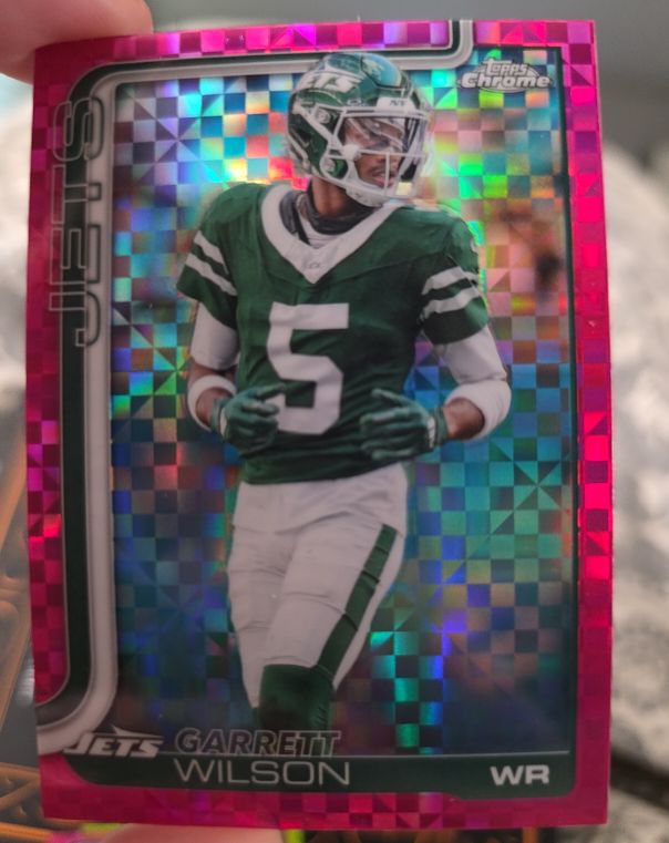 2025 Topps Chrome #235 Garrett Wilson — front