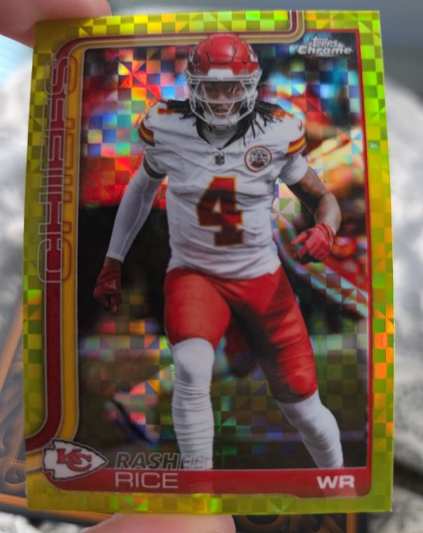 2025 Topps Chrome #147 Rashee Rice — front