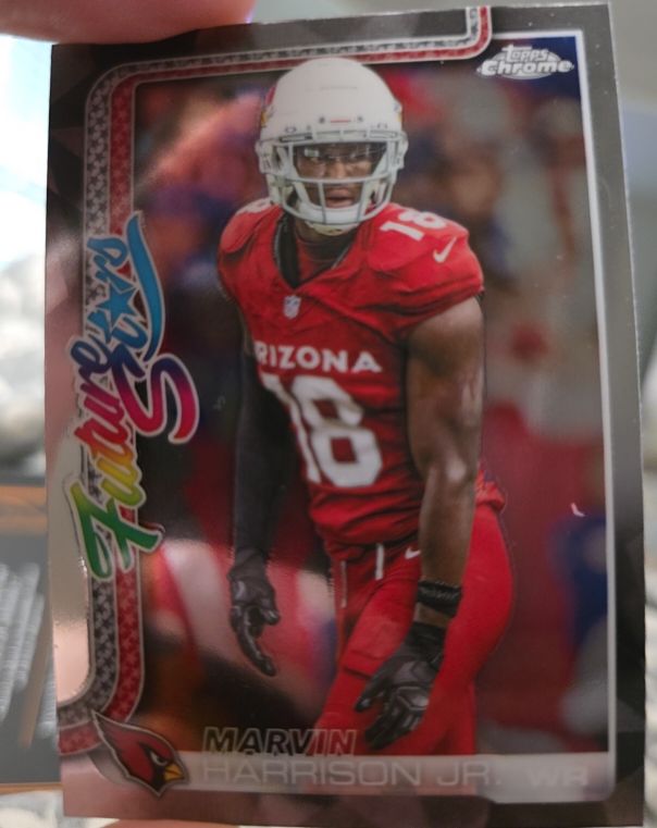 2025 Topps Chrome Future Stars #FS-6 Marvin Harrison Jr. — front