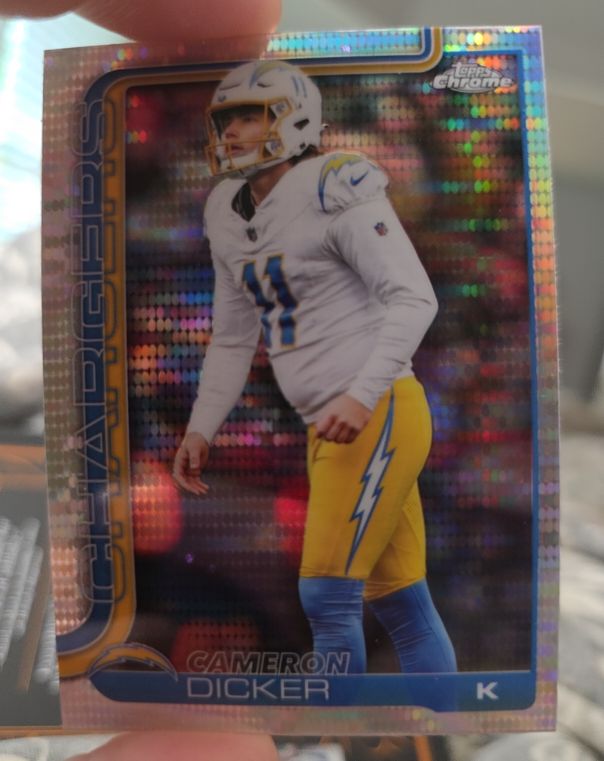 2025 Topps Chrome #162 Cameron Dicker — front
