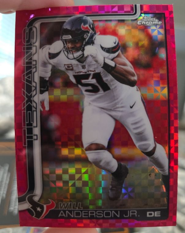 2025 Topps Chrome #121 Will Anderson Jr. — front