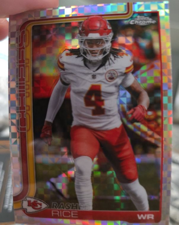 2025 Topps Chrome #147 Rashee Rice — front