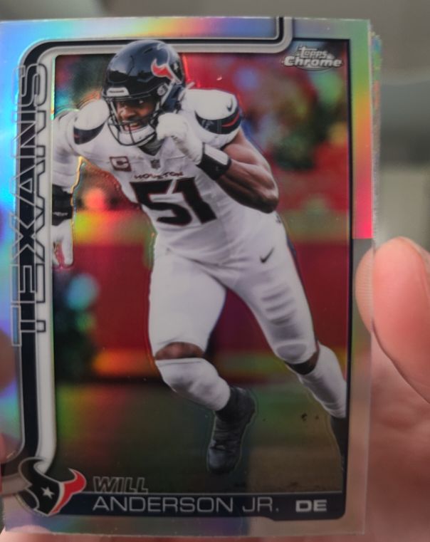 2025 Topps Chrome #121 Will Anderson Jr. — front