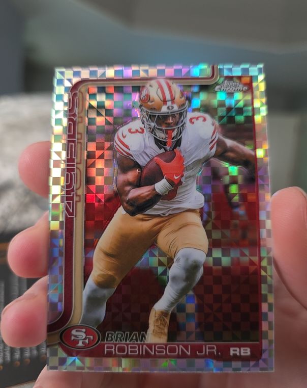 2025 Topps Chrome #296 Brian Robinson Jr. — front
