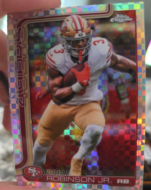 2025 Topps Chrome #296 Brian Robinson Jr. — front