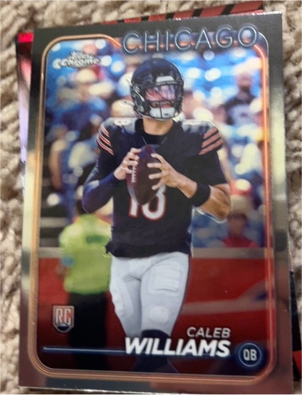 2024 Topps Chrome #202 Caleb Williams — front