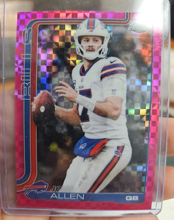 2025 Topps Chrome #34 Josh Allen — front