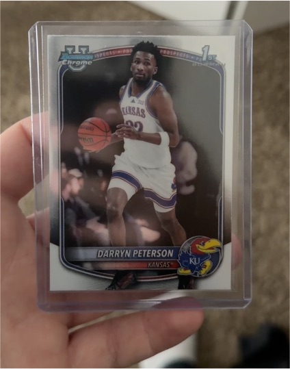 2025-26 Bowman Chrome #BCP-2 Darryn Peterson — front