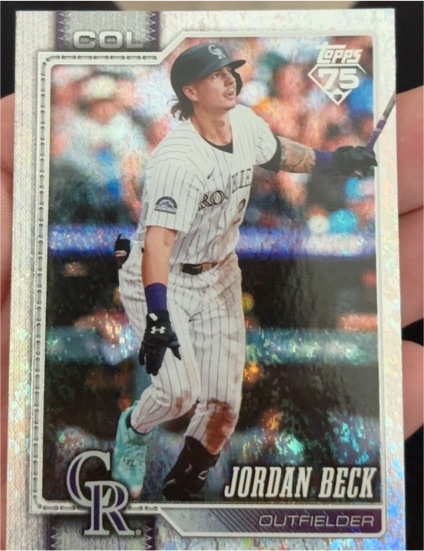 2026 Topps Series 1 #12 Jordan Beck — front