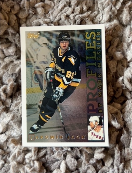 1995-96 Topps Profiles #PF-4 Jaromir Jagr — front