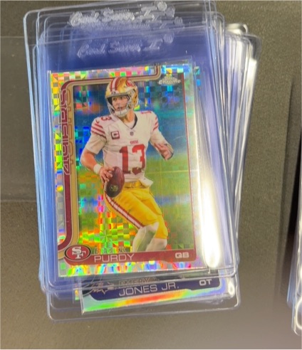 2025 Topps Chrome #262 Brock Purdy — front