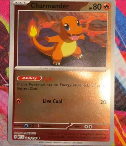 2025 Pokemon #011 Charmander — front