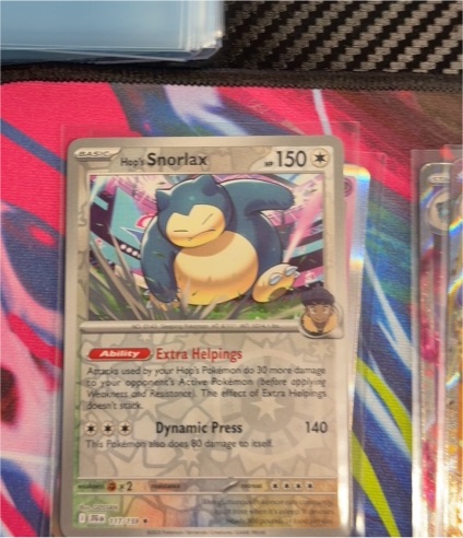 2025 Pokémon SV09 Journey Together #117 Hop's Snorlax — front