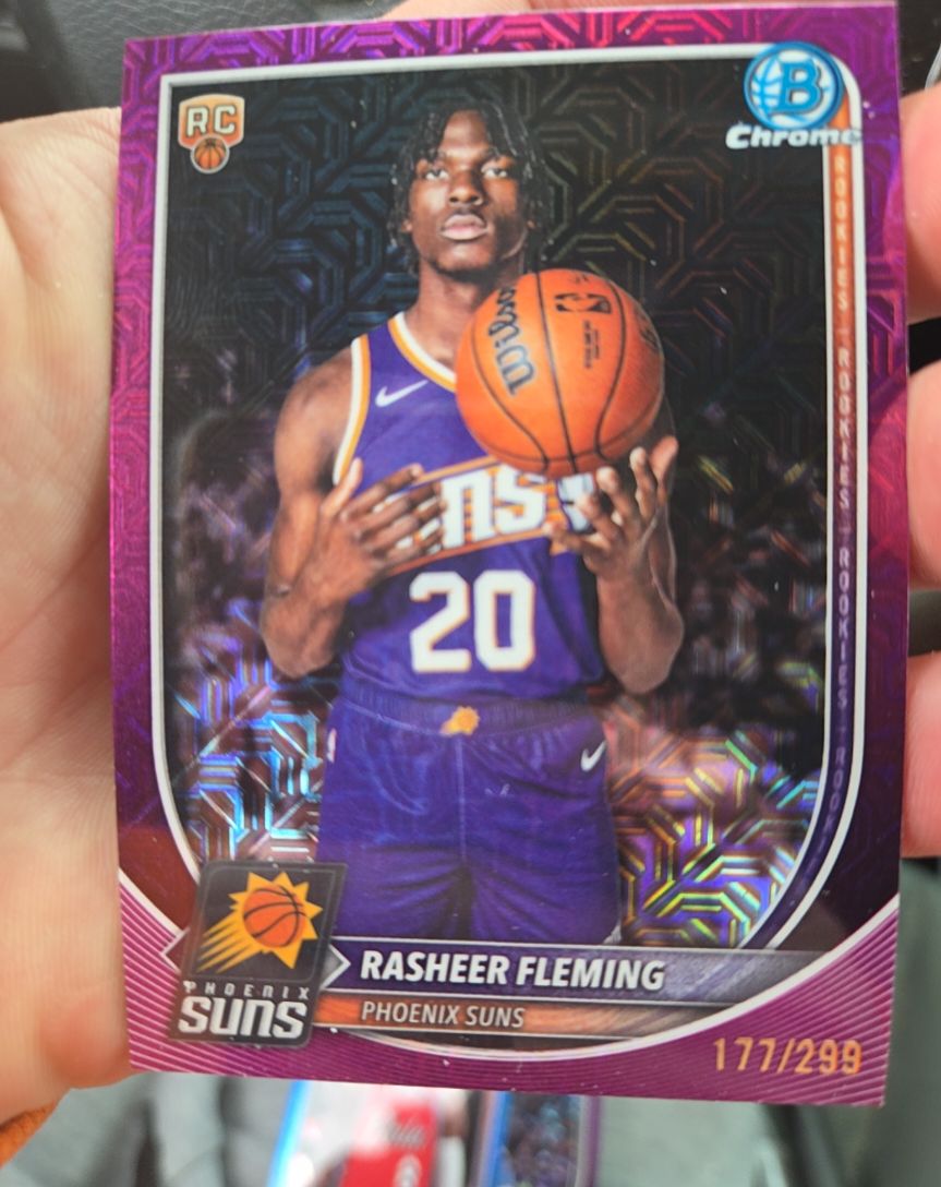 2025-26 Bowman Chrome #BCV-31 Rasheer Fleming — front