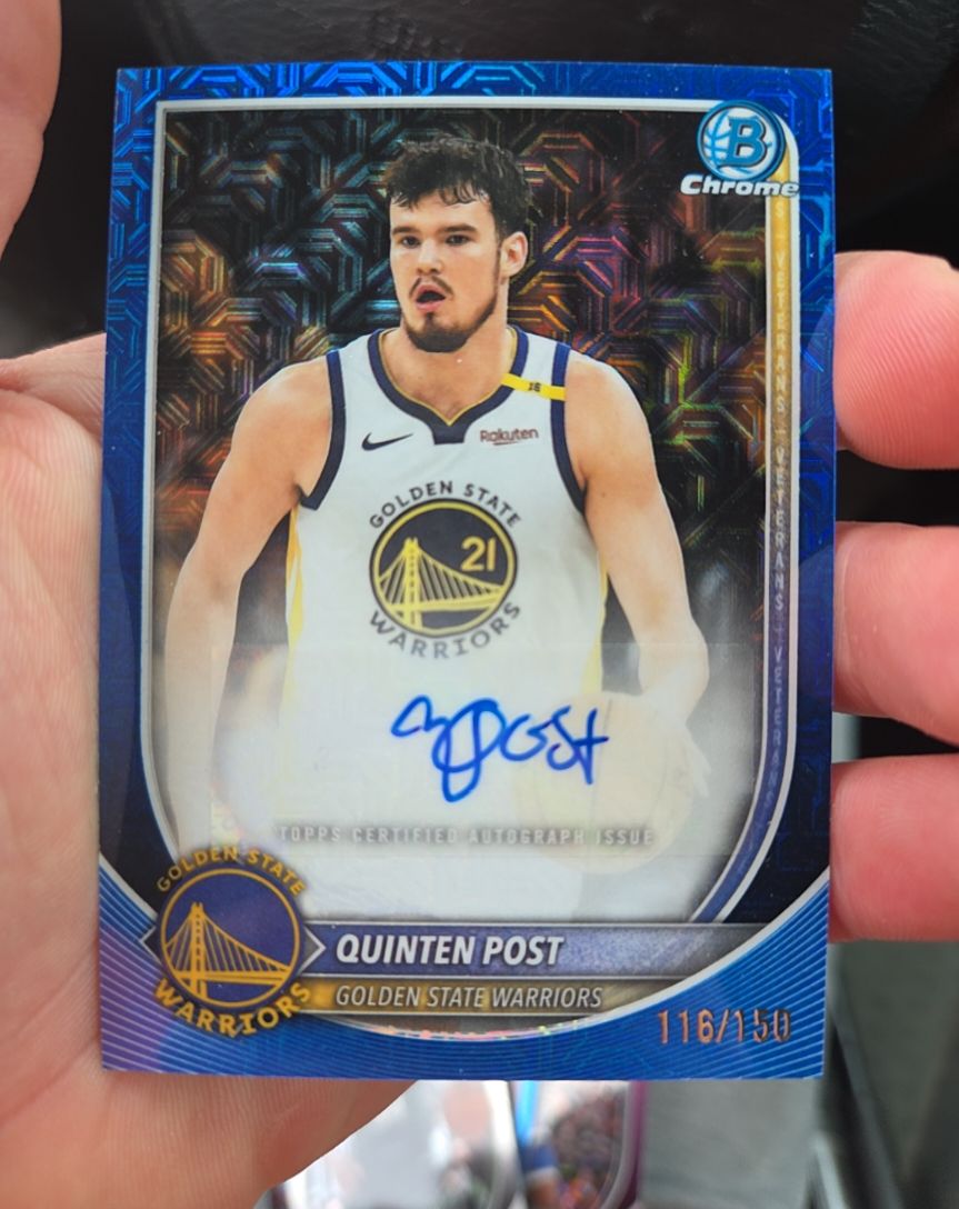 2025-26 Bowman Chrome #SS-QP Quinten Post — front