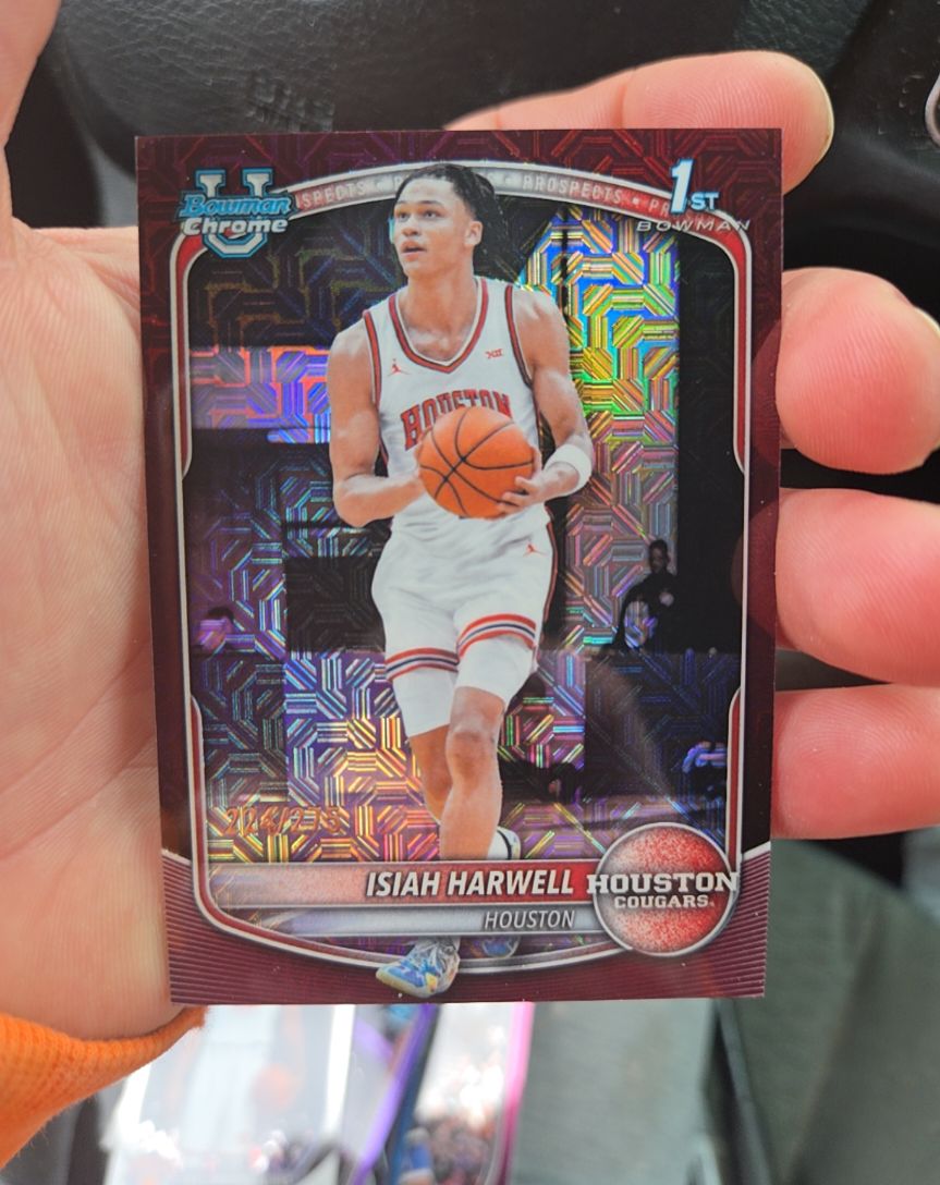 2025-26 Bowman Chrome #BCP-7 Isiah Harwell — front