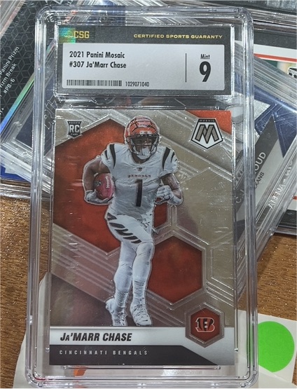 2021 Panini Mosaic #307 Ja'Marr Chase — front