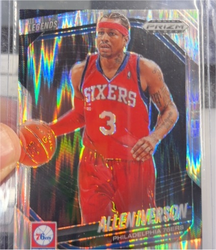 2024-25 Panini Prizm Black Legends #262 Allen Iverson — front
