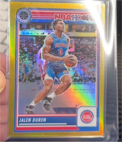 2023-24 Panini NBA Hoops Premium Stock #274 Jalen Duren — front