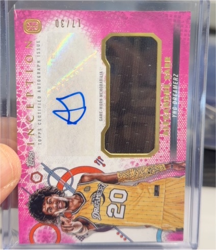 2022 Topps Inception OTE #IARC-JL1 Jalen Lewis YNG Dreamerz — front