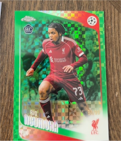 2025-26 Topps Chrome UEFA #191 Rio Ngumoha — front
