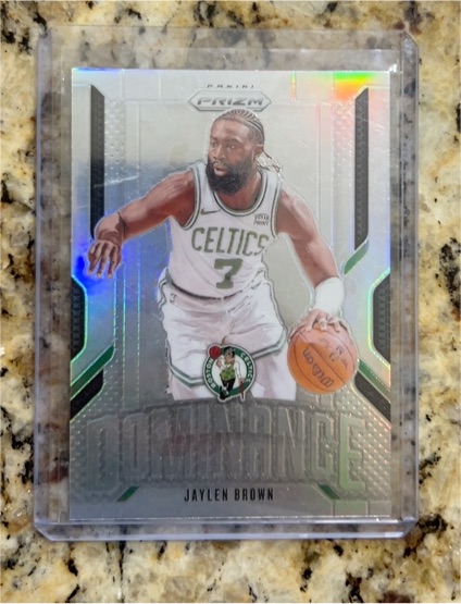 2024-25 Panini Prizm Dominance #6 Jaylen Brown — front