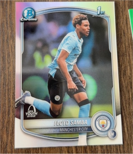 2025-26 Topps Chrome UEFA Youth League #BU-FS Floyd Samba — front