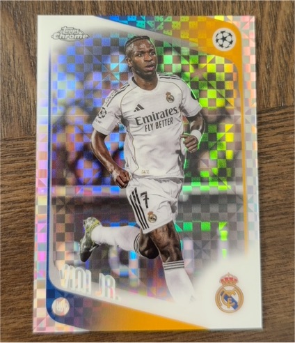 2025-26 Topps Chrome UEFA Champions League #115 Vinicius Jr. — front