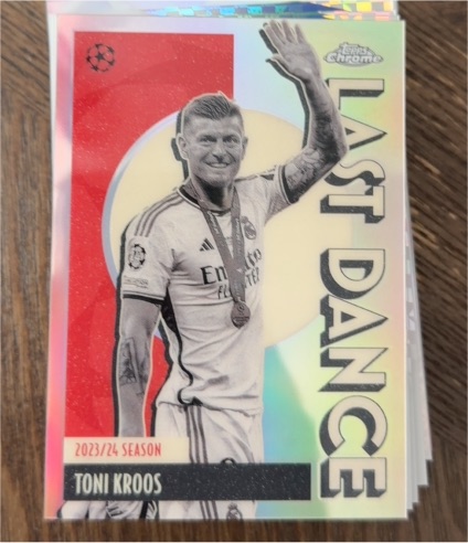 2023-24 Topps Chrome UEFA Club Competitions #LD-1 Toni Kroos Last Dance — front