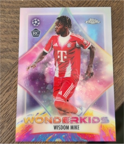 2025-26 Topps Chrome UEFA Club Competitions #WK-18 Wisdom Mike — front