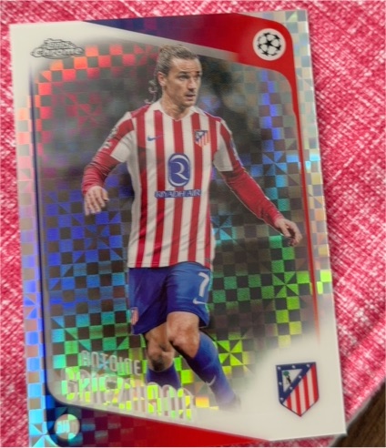2025-26 Topps Chrome UEFA #82 Antoine Griezmann — front