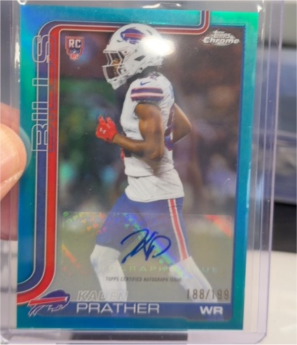 2025 Topps Chrome #394 Kaden Prather — front