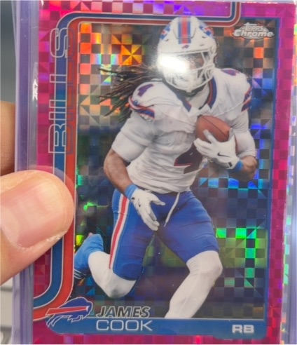 2025 Topps Chrome #35 James Cook — front
