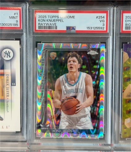 2025 Topps Chrome #254 Kon Knueppel — front
