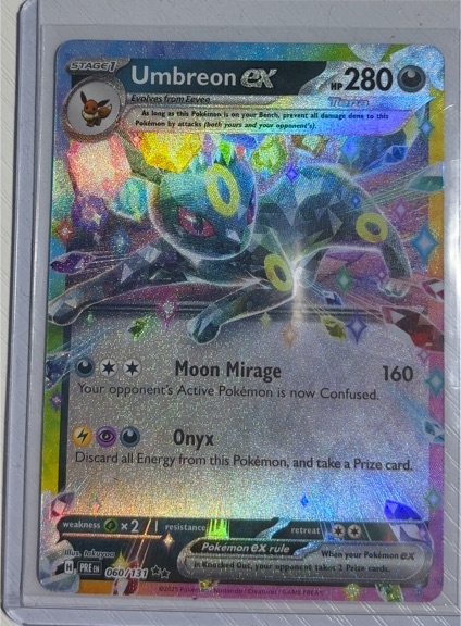 2016 Pokémon Prismatic Evolutions #060 Umbreon ex — front