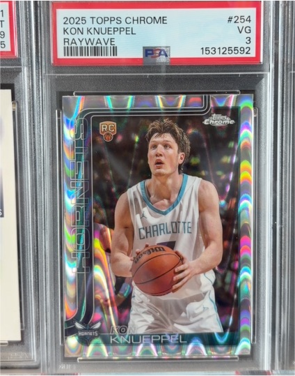 2025 Topps Chrome #254 Kon Knueppel — front