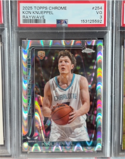 2025 Topps Chrome #254 Kon Knueppel — front