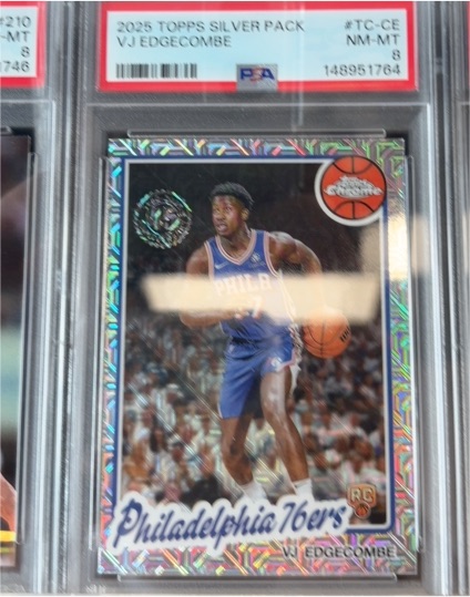 2025 Topps Silver Pack #TC-CE VJ Edgecombe — front